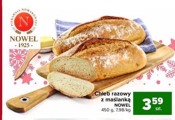 Chleb razowy z maślanką Nowel promocja