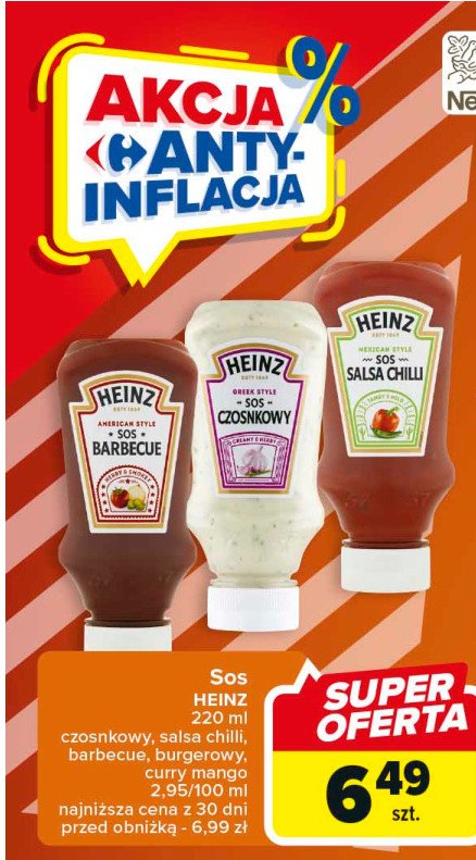 Sos curry mango Heinz promocja