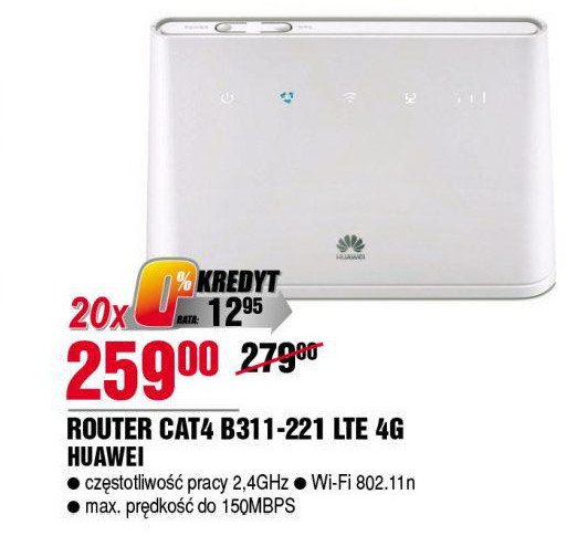 Router cat4 b311-221 Huawei promocja