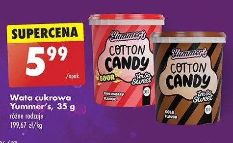 Wata cukrowa cherry YUMMER'S promocja