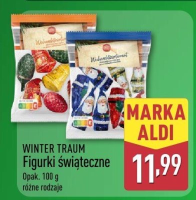 Figurki świąteczne Winter Traum różne rodzaje promocja w Aldi