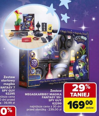 Zestaw startowy magika FANTASY 7+ SPY GUY Treflík promocja w Carrefour