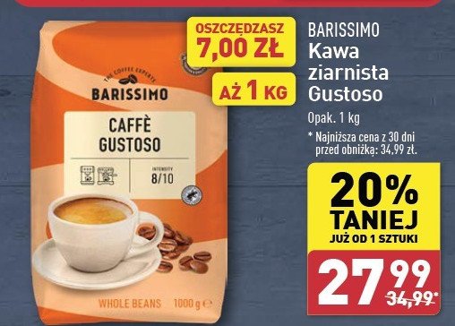 Kawa Barissimo caffe gustoso promocja