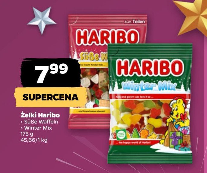 Żelki winter mix Haribo promocja