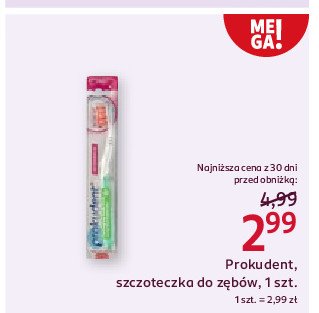 Szczoteczka do zębów x-interdental średnia Prokudent promocja w Rossmann