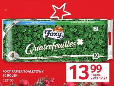 Foxy papier toaletowy 10 rolek promocja w Selgros