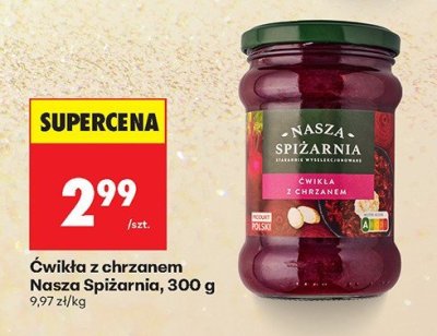 Ćwikła z chrzanem 300 g promocja w Biedronka
