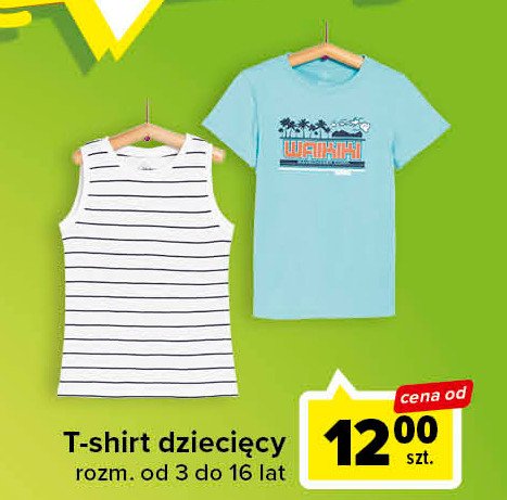 T-shirt dzieci臋cy 3-16 lat promocja
