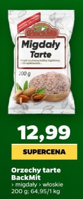 Migdały tarte promocja w Netto