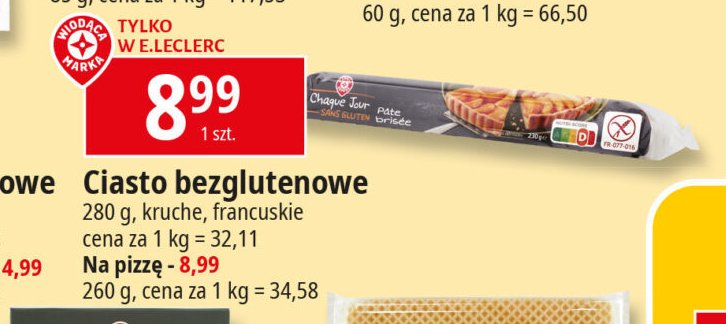 Ciasto francuskie Wiodąca marka chaque jour promocja