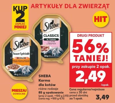 Karma dla kotów różne rodzaje promocja w Kaufland