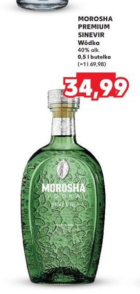 Wódka Morosha premium sinevir promocja w Kaufland
