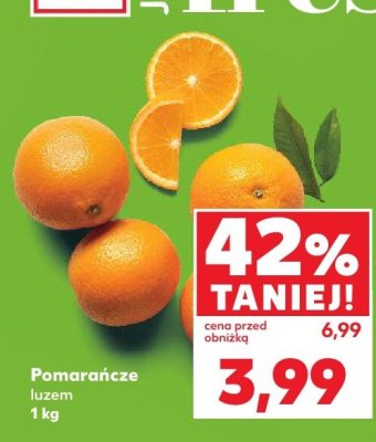 Pomarańcze luzem promocja w Kaufland