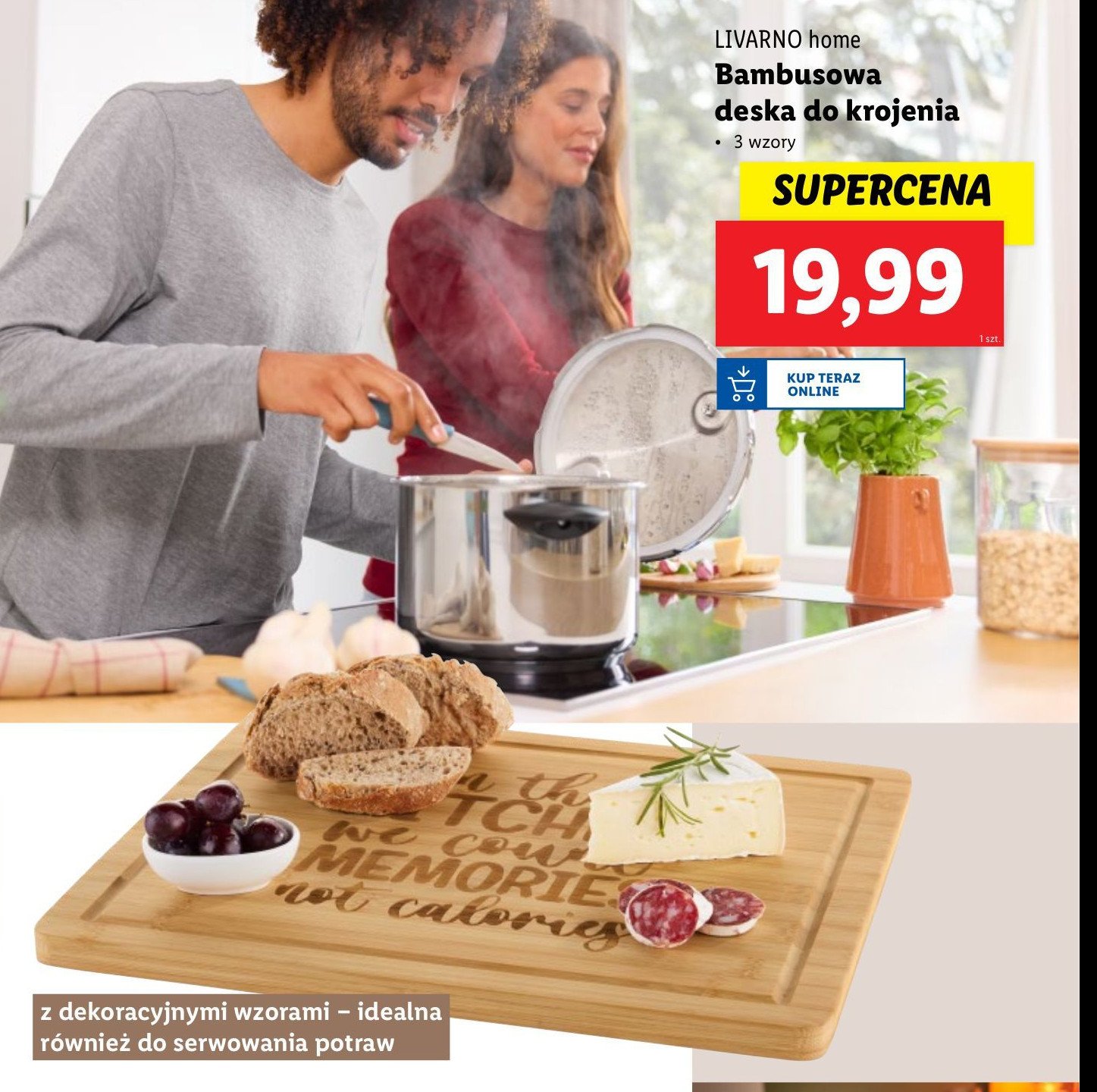 Deska bambusowa LIVARNO HOME promocja