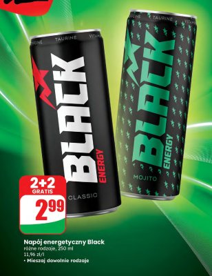 Napój energetyczny Black Energy Classic 250 ml promocja w Dino