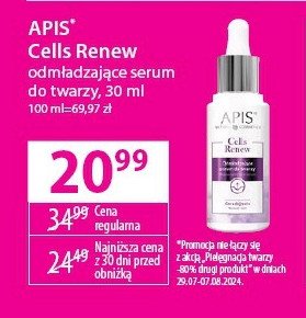 Serum odmładzające Apis cells renew promocja