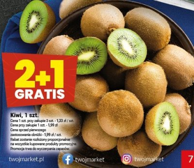 Kiwi, 1 szt. promocja w Twój Market