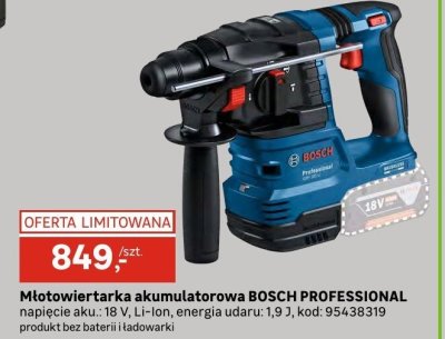 Młotowiertarka akumulatorowa BOSCH PROFESSIONAL promocja w Leroy Merlin
