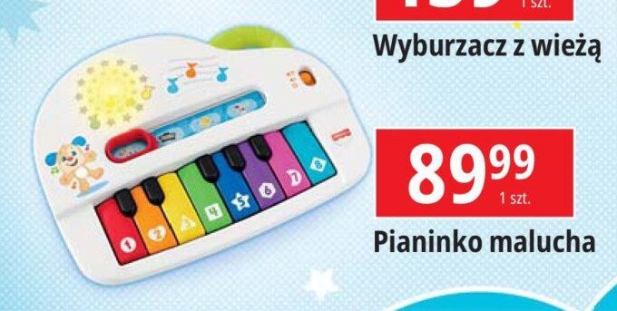 Pianinko malucha Fisher-price promocja w Leclerc