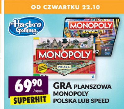 Monopoly polska Hasbro promocja
