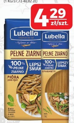 Makaron pełne ziarno Lubella wybrane rodzaje promocja w Top Market