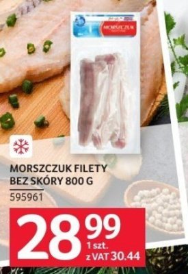 Morszczuk filety bez skóry promocja w Selgros