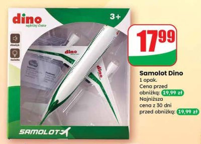 Samolot Dino promocja w Dino