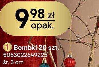 Bombki 20 szt. promocja w Castorama