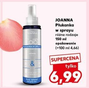 Płukanka niebieska w sprayu Joanna ultra color system promocja