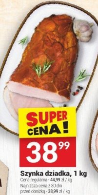 Szynka szwajcarka dziadka, 1 kg promocja w Twój Market
