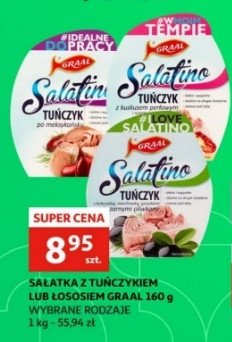 Tuńczyk z czarnymi oliwkami Graal salatino promocja