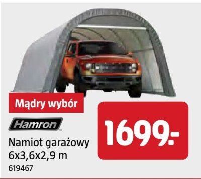 Namiot Hamron garażowy promocja w Jula
