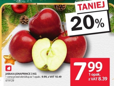 Jabłka Jonaprince promocja w Selgros