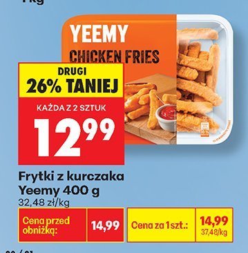 Frytki z kurczaka Yeemy promocja w Biedronka