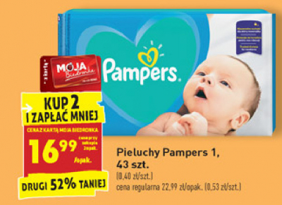 Pieluszki dla dzieci new born Pampers new baby promocja