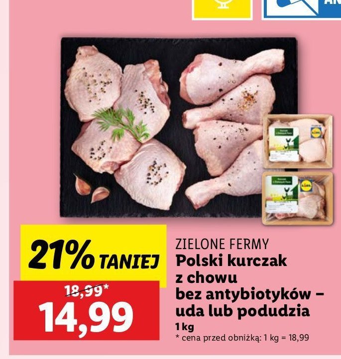 Uda z kurczaka KURCZAK Z ZIELONYCH FARM promocja w Lidl