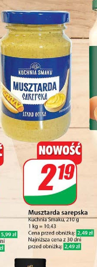 Musztarda sarepska Kuchnia smaku promocja