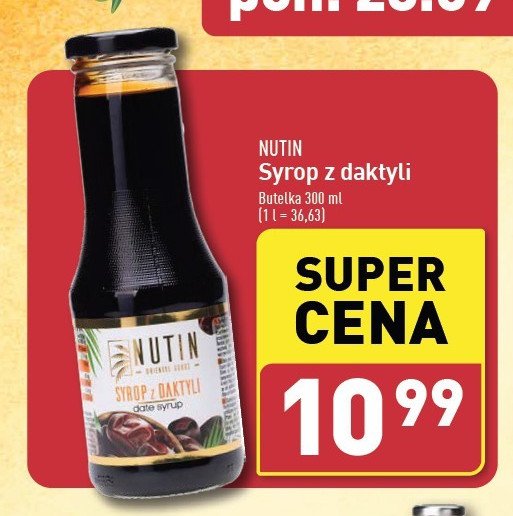 Syrop z daktyli NUTIN promocja