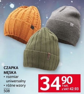 Czapka męska promocja w Selgros