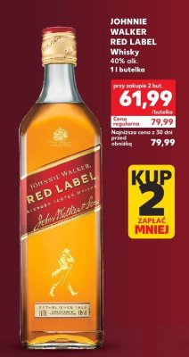 Whisky Red Label promocja w Kaufland