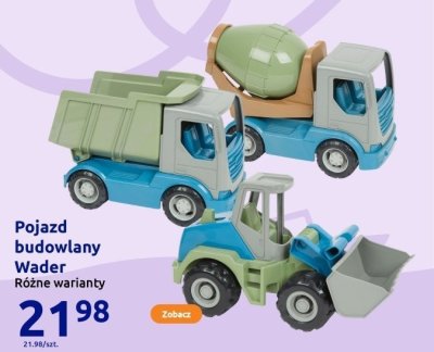 Pojazd budowlany Wader różne warianty promocja w Action
