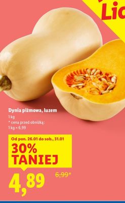 Dynia piżmowa luzem Lidl promocja w Lidl
