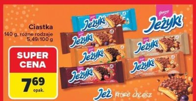 Ciastka Jeżyki promocja w Carrefour