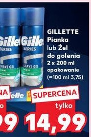 Żel do golenia sensitive skin Gillette series promocja