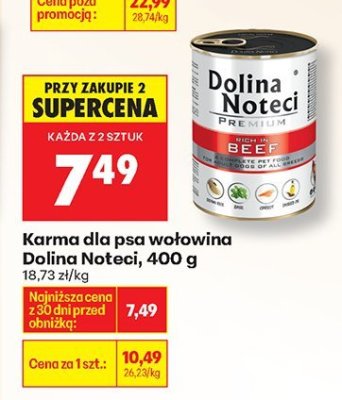 Karma dla psa promocja w Biedronka