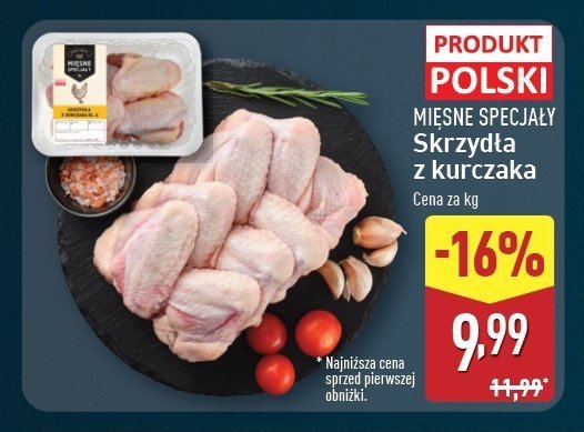 Skrzydła z kurczaka Mięsne specjały zawsze świeże (aldi) promocja