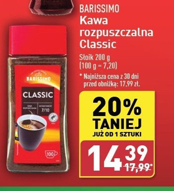 Kawa Barissimo classic promocja w Aldi