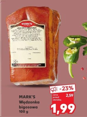 Wędzonka biesowa MARK'S promocja w Kaufland