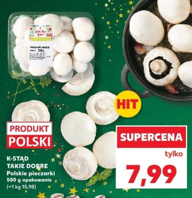 Pieczarki polskie K-STAD TAKIE DOBRE promocja w Kaufland