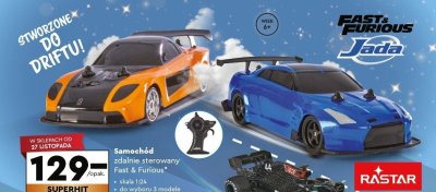 Samochód zdalnie sterowany Fast & Furious, różne modele promocja w Biedronka